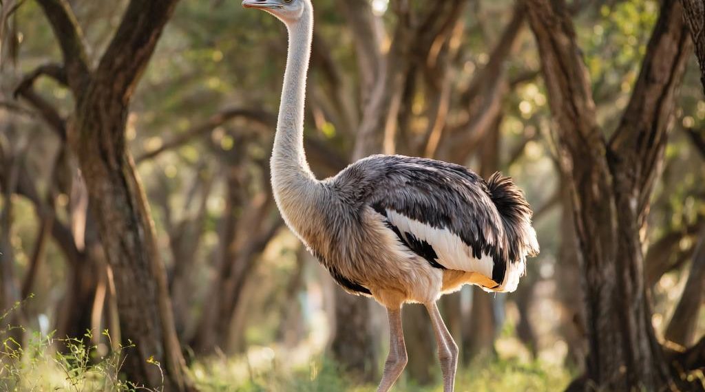 На Кубани известная по клубничке страус Женя снова в розыске