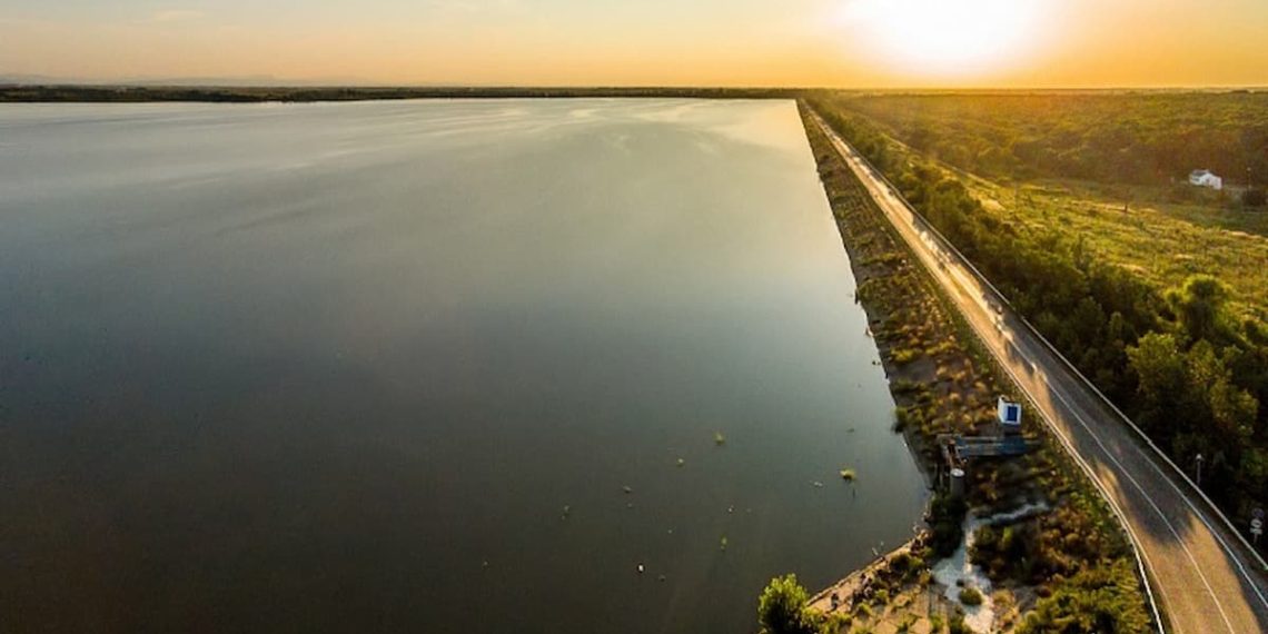 Уровень воды в Краснодарском водохранилище упал ниже нормы