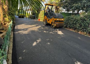 В Сочи отремонтировали дорогу на улице Цюрупы