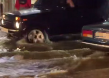 В Сочи село Весёлое уходит под воду из-за мощного ливня