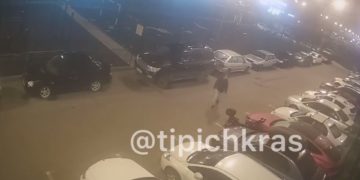 Повредивший несколько авто в Краснодаре мужчина попал на видео