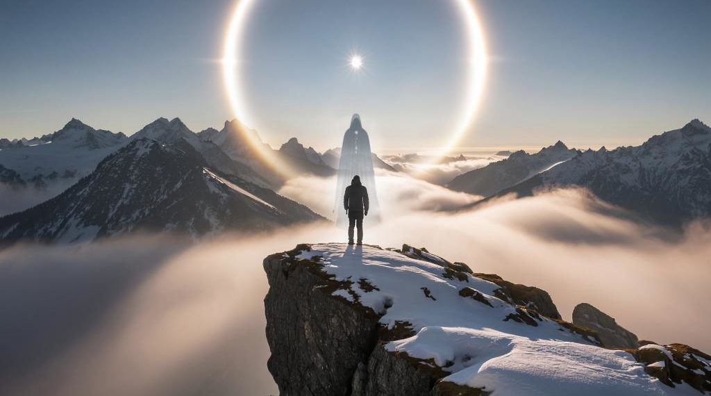 В горах Сочи туристы сняли на видео «Брокенского призрака»