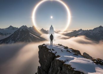 В горах Сочи туристы сняли на видео «Брокенского призрака»