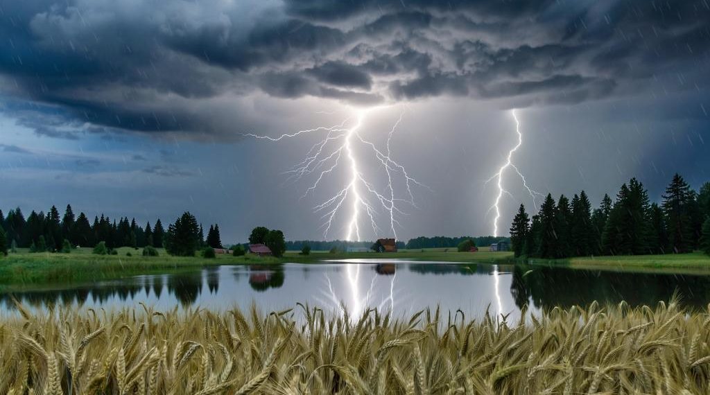 Погодный хаос на Кубани: сильнейшие дожди и грозы