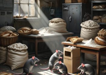 В сочинской пекарне посетителей обслуживают упитанные крысы