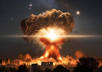 SHOT: около 8 взрывов прогремело над Дзержинском Нижегородской области