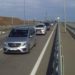 Перед Крымским мостом появилась очередь на въезде на Кубань