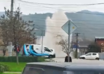 Прорыв магистрального водовода оставил Новороссийск практически без воды