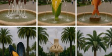 Нейросеть разработала концепции тематических фонтанов для Сочи