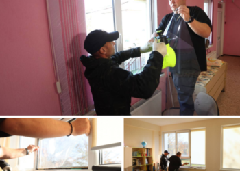 В Анапе окна школ и детсадов оборудуют защитными пленками