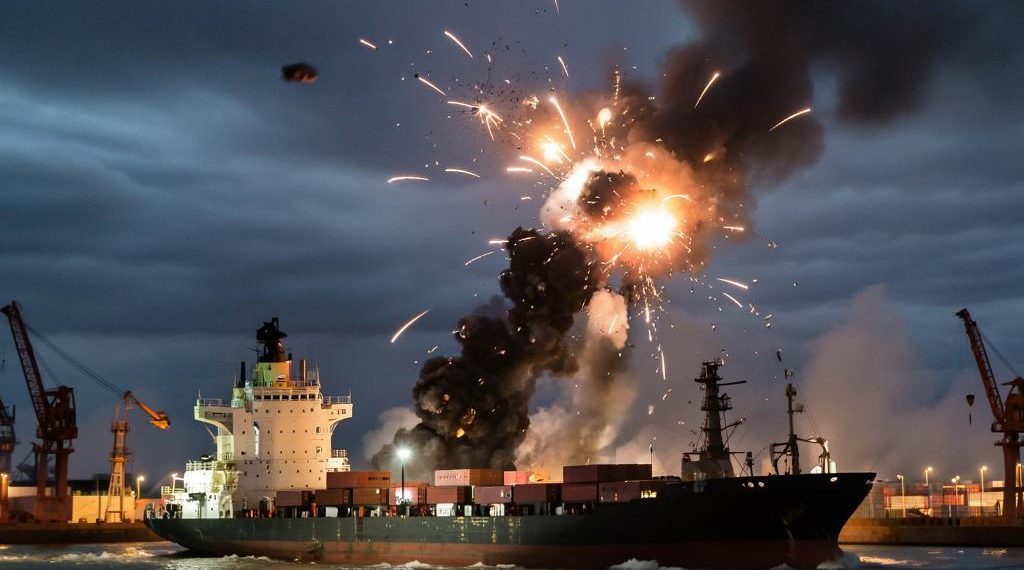 Три человека из экипажа атакованного БПЛА корабля пострадали в Новороссийске