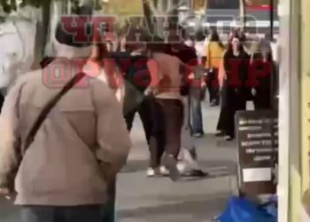 В Анапе сняли на видео уличные бои