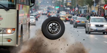 «Людей разбросало по салону»: в Краснодаре колесо отлетело на ходу у автобуса