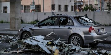 Оперштаб: в Геленджике после падения БПЛА повреждены дом и автомобиль