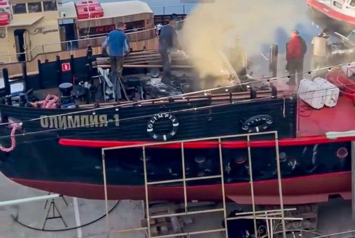 Прокуратура проводит проверку по факту пожара на яхте в Анапе