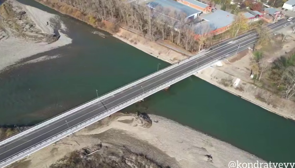 Мост в Лабинске, связывающий край с Адыгеей, открыт после реконструкции