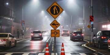 Движение транспорта перекрыто в направлении с. Кабардинка из Новороссийска