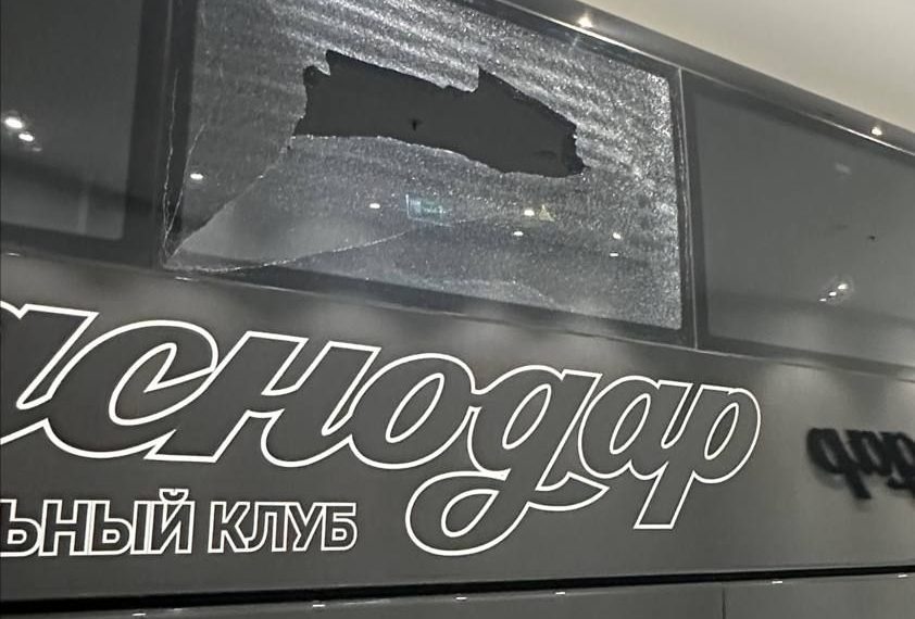 Автобус «Спартака» подвергся нападению в Краснодаре перед матчем РПЛ