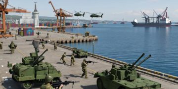 В акватории Сочинского порта начались учебные стрельбы