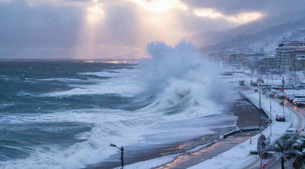 Сочи в ожидании снежной бури и шторма в ночь на НГ. Как доехать до аэропорта?