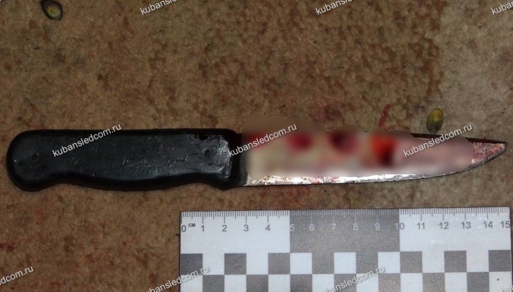 В Краснодарском крае 52-летний мужчина зарезал своего собутыльника