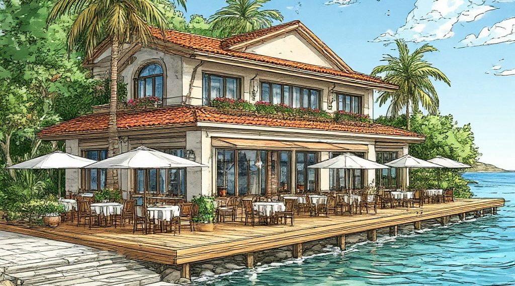 В Сочи за 600 млн продают здание общепита с панорамным видом на море