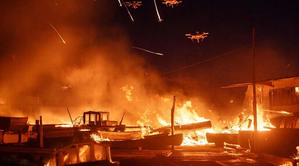 Два судна и два причала повредили БПЛА ВСУ в посёлке Волна на Кубани