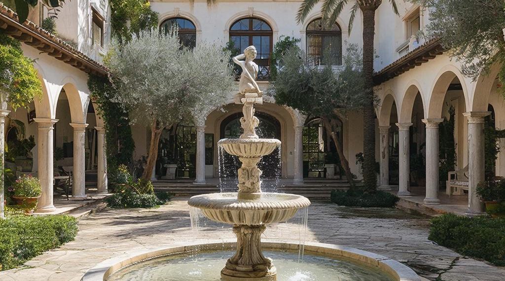 В Сочи за 1,2 млрд на продажу выставлена элитная вилла с дизайнерским фонтаном