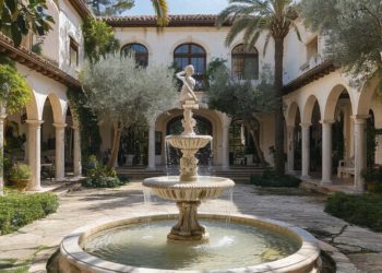 В Сочи за 1,2 млрд на продажу выставлена элитная вилла с дизайнерским фонтаном