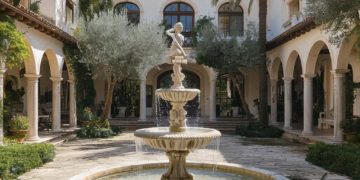 В Сочи за 1,2 млрд на продажу выставлена элитная вилла с дизайнерским фонтаном