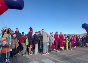 В Новороссийске прошел забег Дедов Морозов