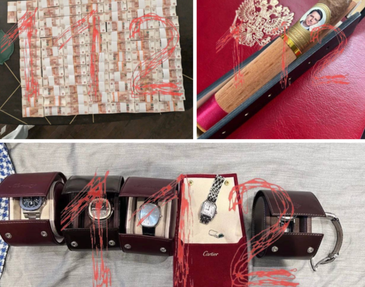 В Сеть утекли фото вещдоков по делу экс-мэра Сочи: личная сигара и элитные часы