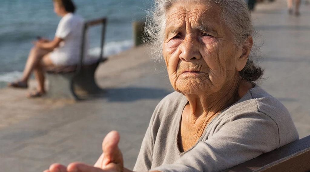 Человек-лавочка: как попрошайка стала частью архитектуры главной улицы Сочи