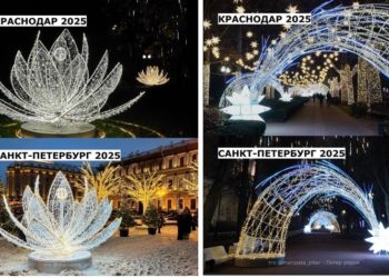 По стопам Краснодара: новогодний дизайн от Галицкого вдохновил Петербург