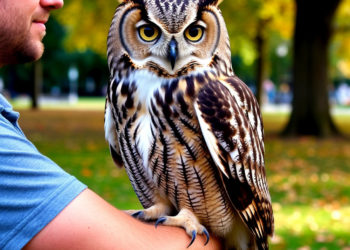 Фото-живодеры с совами омрачили новый символ парка «Краснодар» — «Гайю»