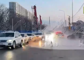 В Краснодаре улица Батуринская вновь стала сточной канавой