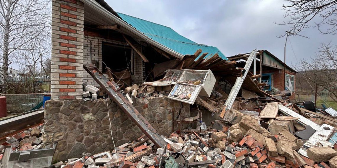 Взрыв газа в станице Крепостной на Кубани унес жизнь женщины