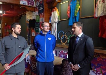 Прошунин посетил объект олимпийского наследия в годовщину открытия ОИ-2014