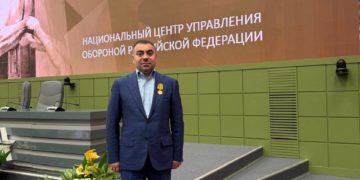 Депутат Законодательного собрания Кубани Арменак Тозлян удостоен награды Минобороны России