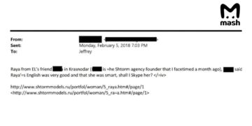 Директор модельного агентства из Краснодара отрицает связь с делом Эпштейна