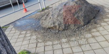 «Могучая кучка» на тротуаре взбудоражила Краснодар