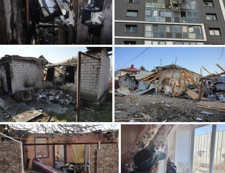 Мэр Новороссийска показал ужасные кадры разрушений: 17 домов и 5 раненых