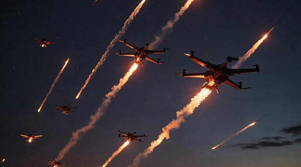 SHOT: не менее пяти взрывов прогремело над Сочи, видны вспышки, воет сирена