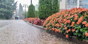 В Сочи ожидается сильный дождь 30 марта