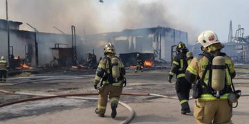 Пожар на нефтебазе под Тихорецком после атаки БПЛА полностью ликвидирован