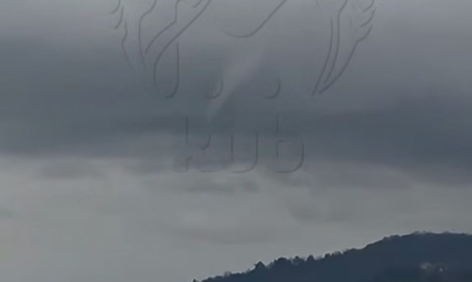 В Сочи сняли на видео смерч