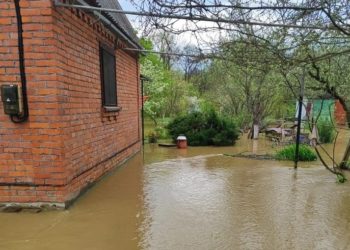 В Северском районе Кубани подтопило территорию двух садоводческих товариществ
