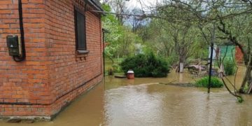В Северском районе Кубани подтопило территорию двух садоводческих товариществ