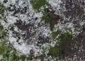 В Краснодаре выпал град