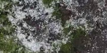 В Краснодаре выпал град